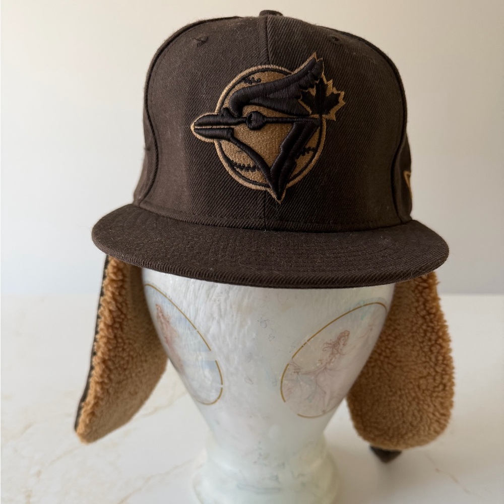 Toronto Blue Jays trapper hat with sherpa lining